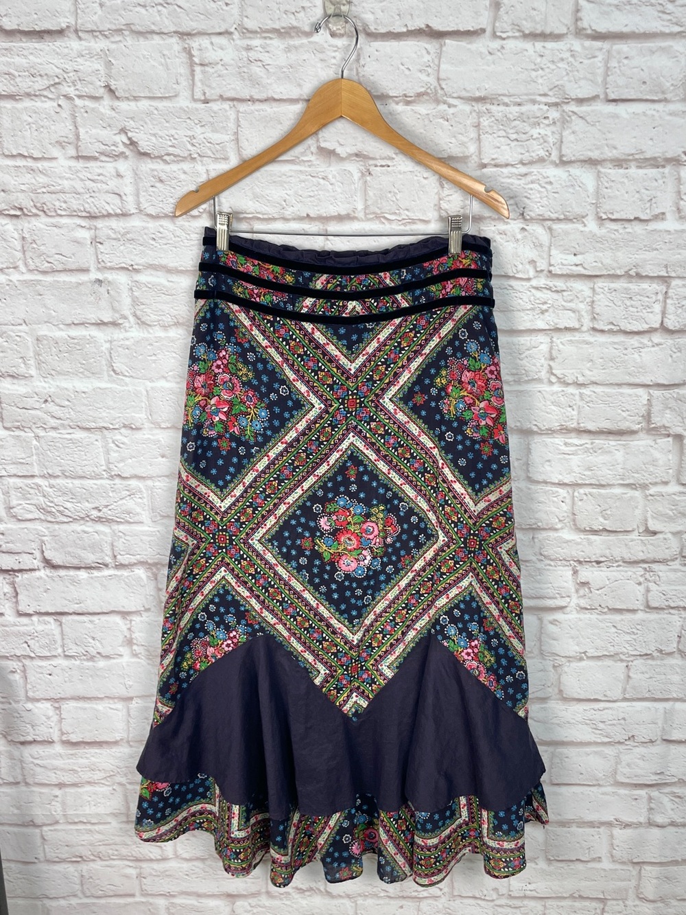 Free People Y2K Handkerchief Maxi Shirt Size 4